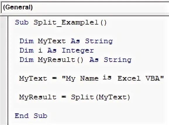 Vba string