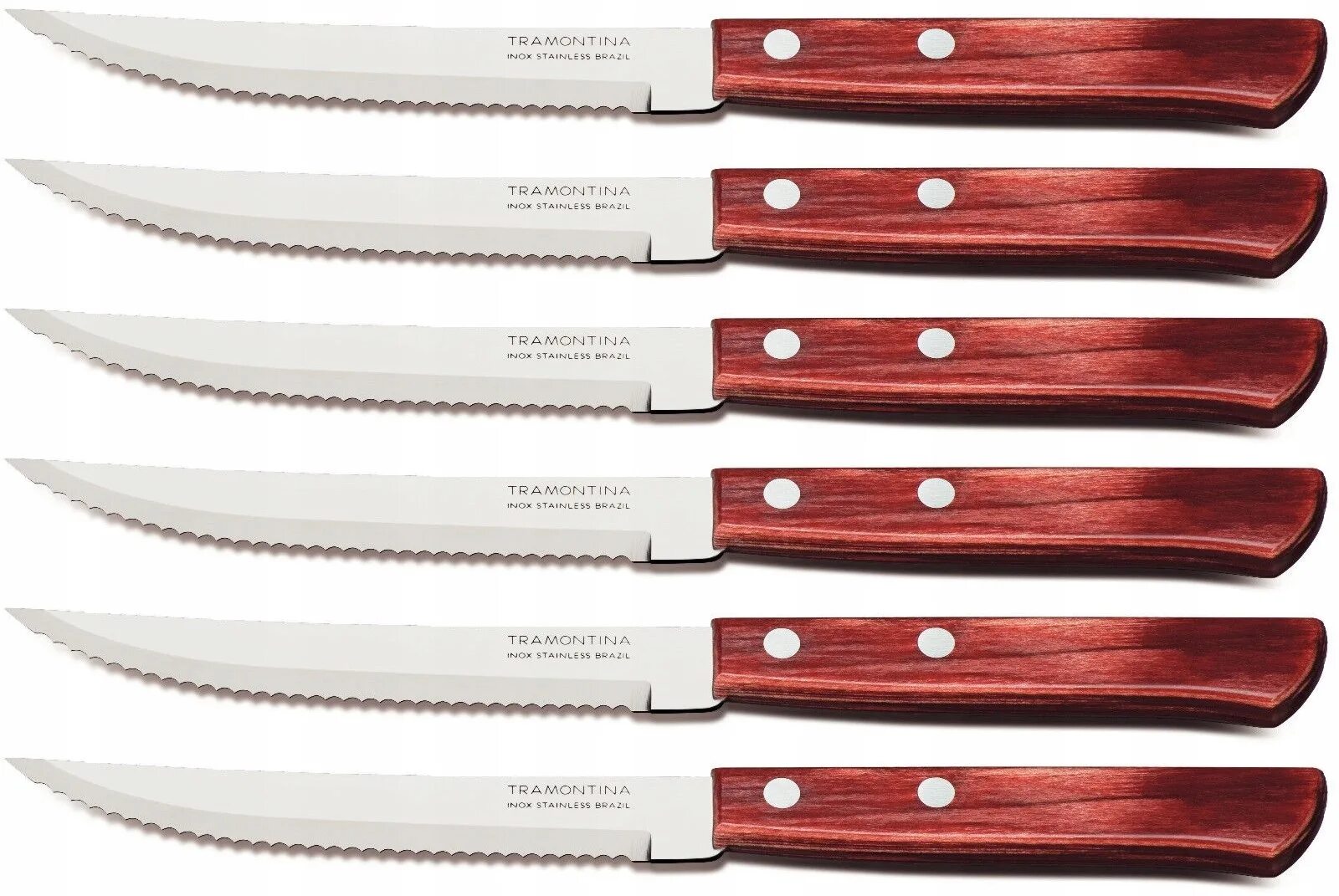 Набор ножей для стейка. Tramontina churrasco polywood. tramontina churrasco набор. tramontina churrasco нож. набор трамонтина поливуд.