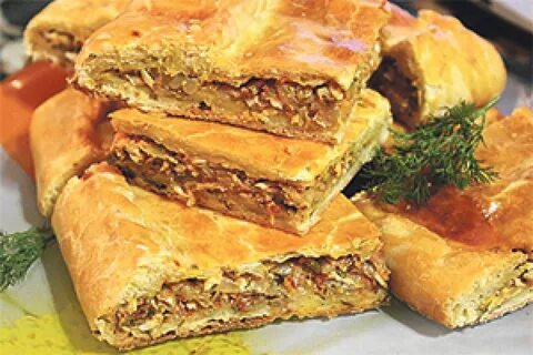 Пирожки с капустой и грибами