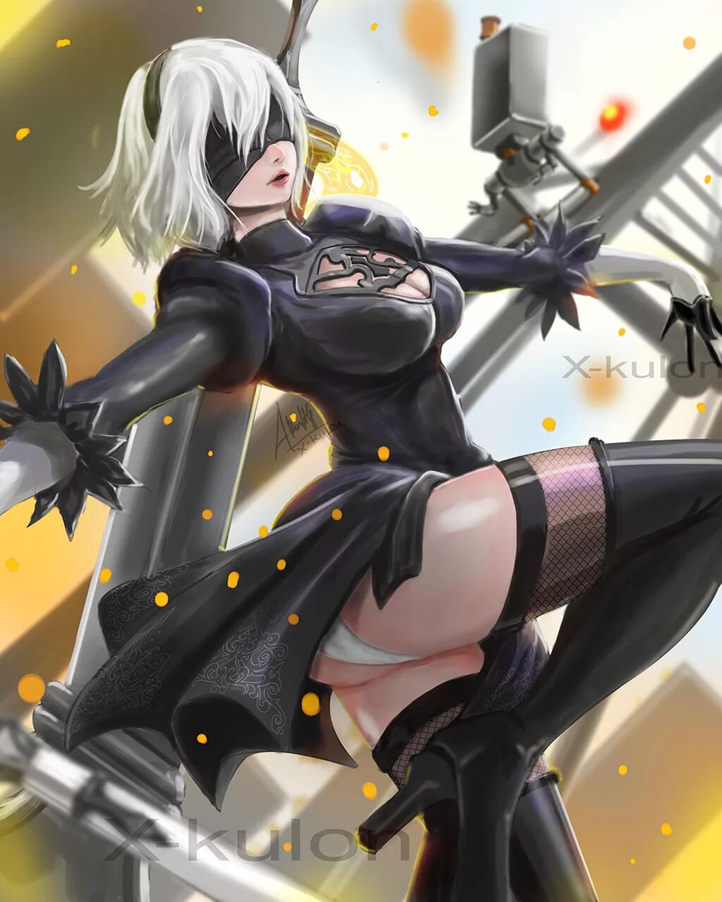 2b automata 18. Ниер автомата 2b. Неер аутомата. NIER 2b арт. NIER Automata b2 +18 арт b2.