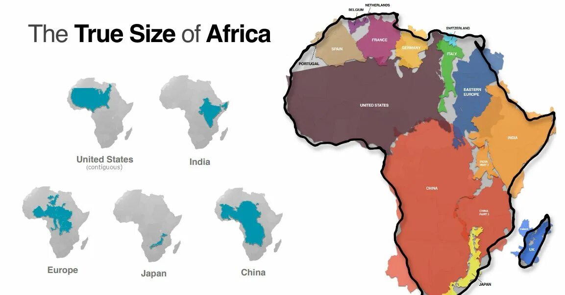 In most areas of the world. Размер Африки. Колонизация Африки. Карты the true Size of. Реальная ширина Африки.