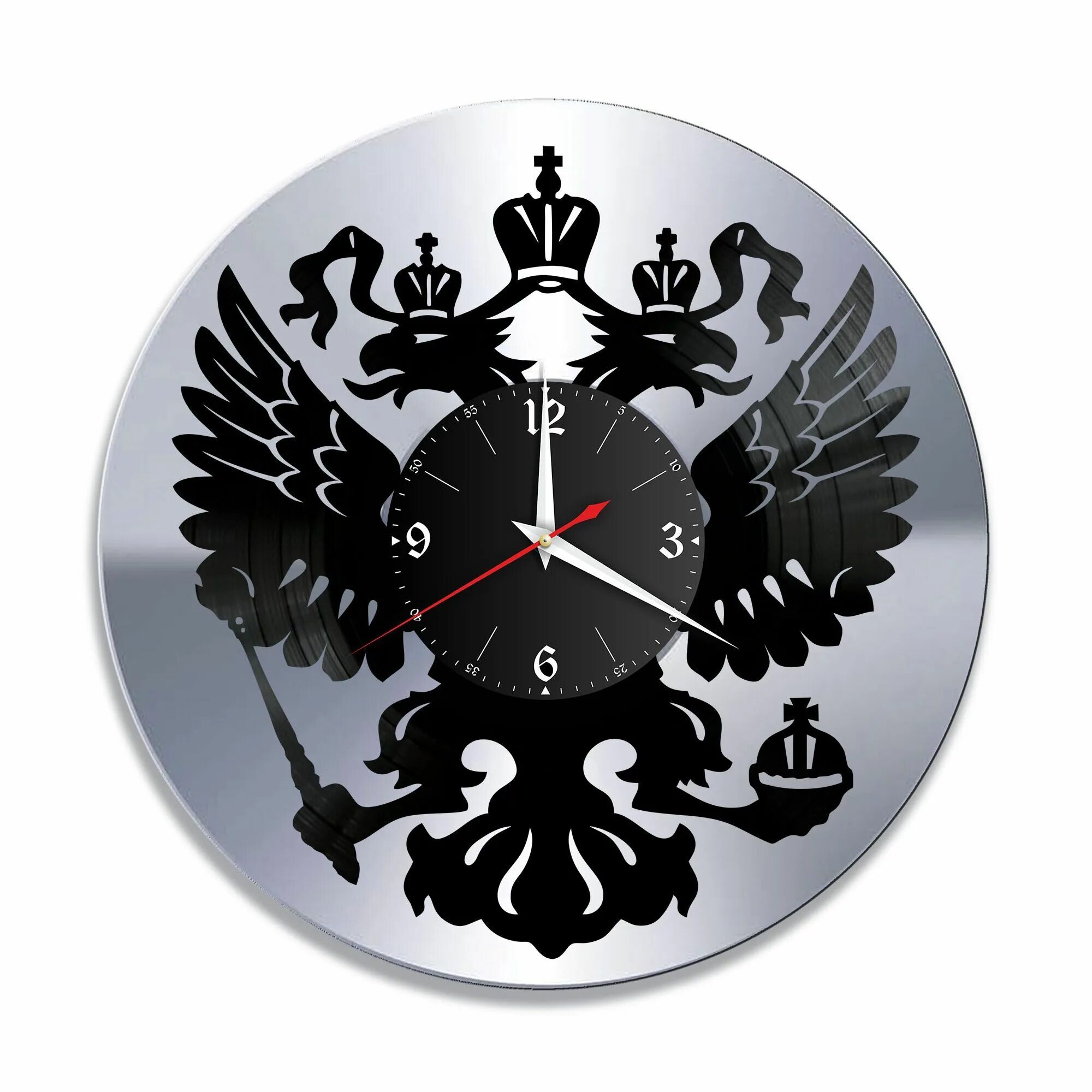 Часы настенные россия. Часы из винила. Часы настенные «герб». Настенные часы из винила. Часы настольные с гербом России.