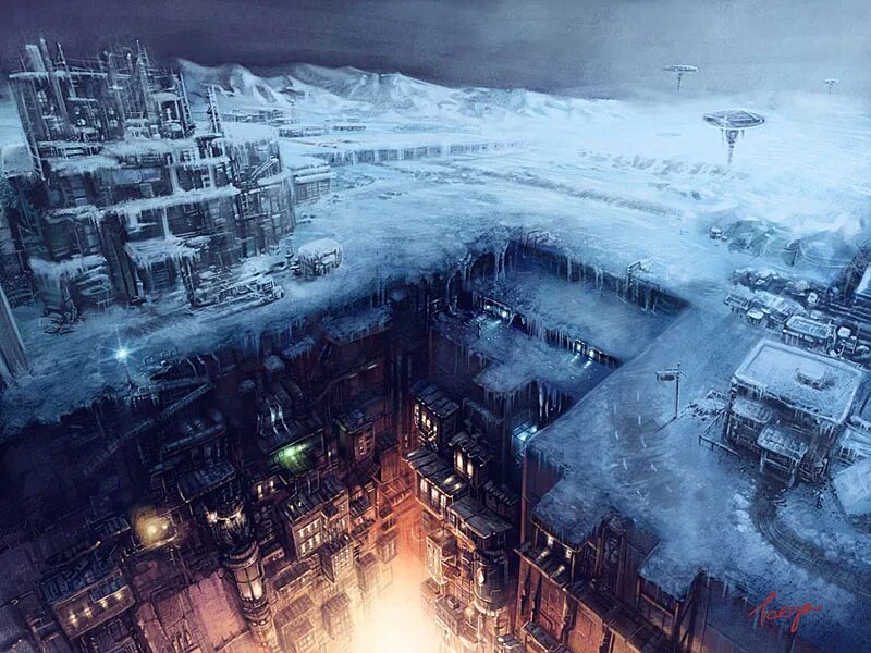 Футуристический город. Будущее арт. Киберпанк мегабашня h8. Проект антиутопия. Christopher balaskas.