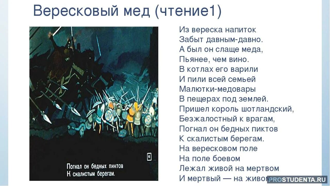 Какая баллада вересковый мед. Баллада Стивенсона Вересковый мед. Баллаада Стивенсона " Вересковый мед". Малютки медовары Вересковый.