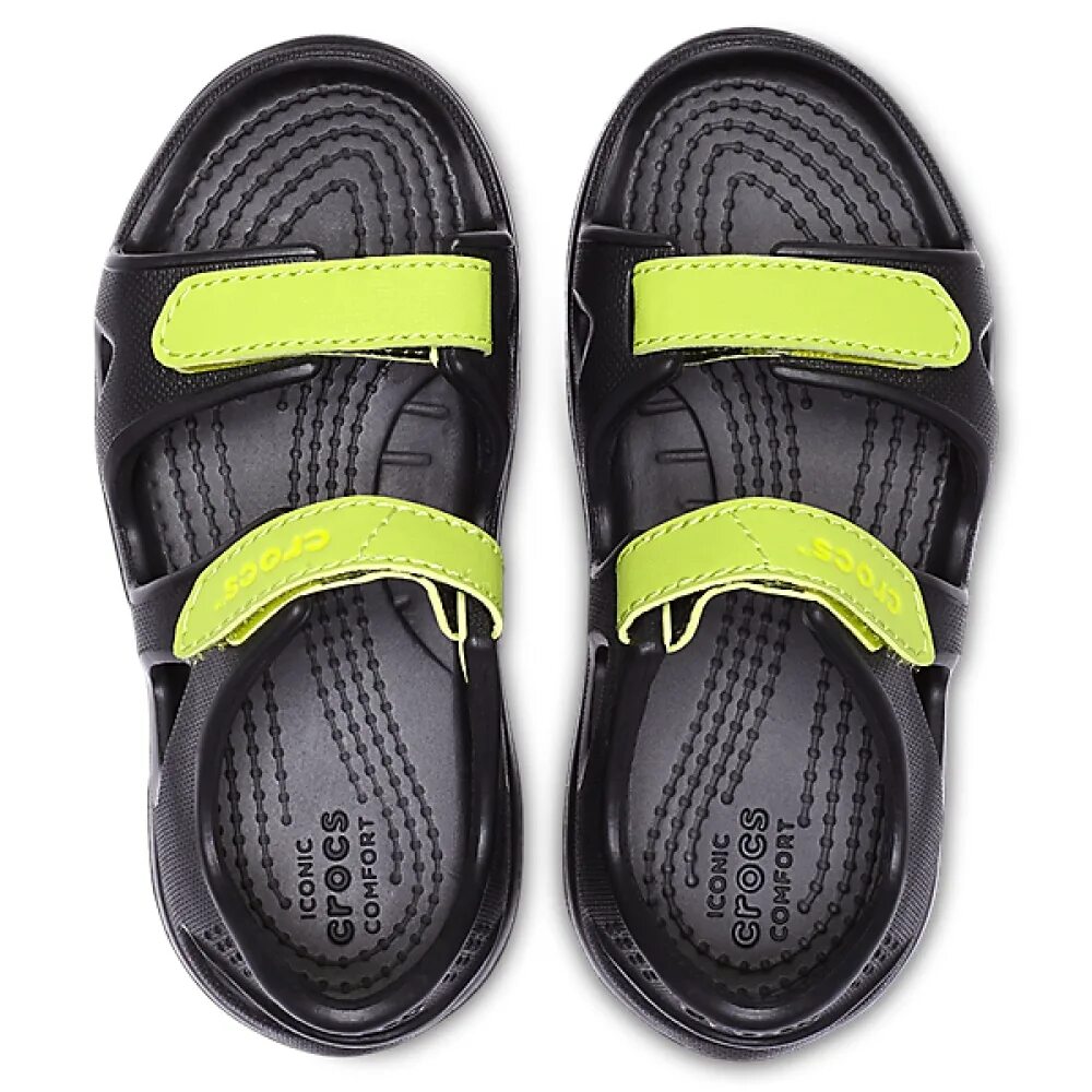 Летом на липучке отзывы можно ли. Crocs Swiftwater детские сандалии. Сандалии Crocs Swiftwater River Sandals. Crocs Swiftwater River Sandal. Сандали крокс черные детские.