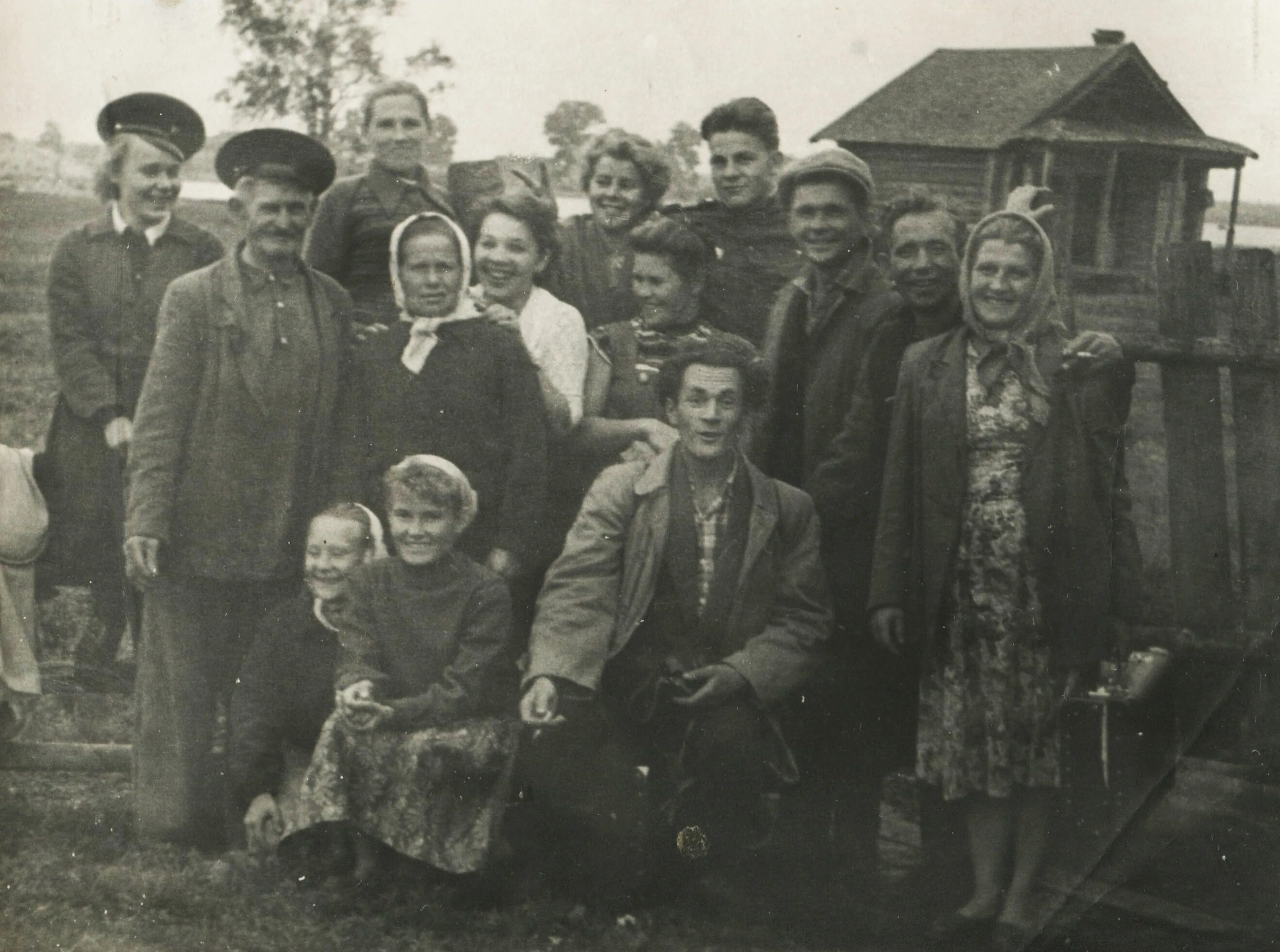 Архив сядь. Старые фотографии. Жители села. Деревня жителей. Довоенные годы.