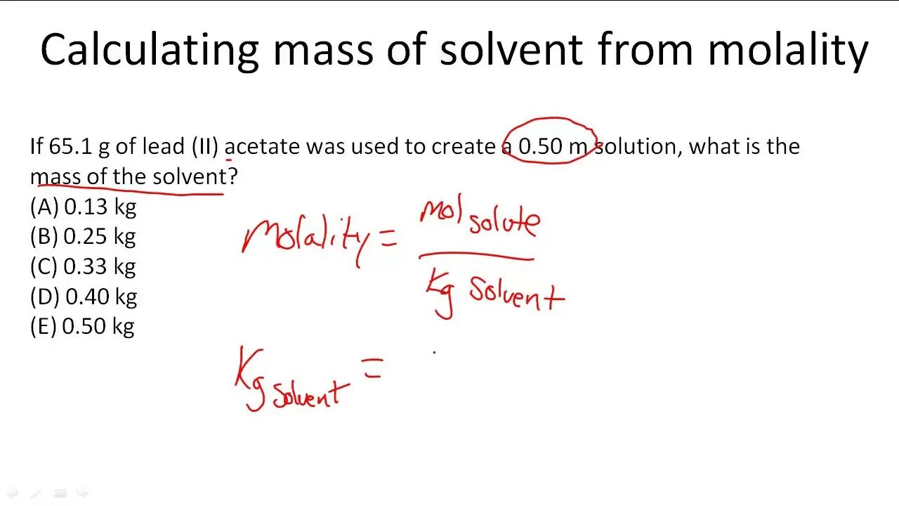 Given solution. How to calculate Mass to charge.
