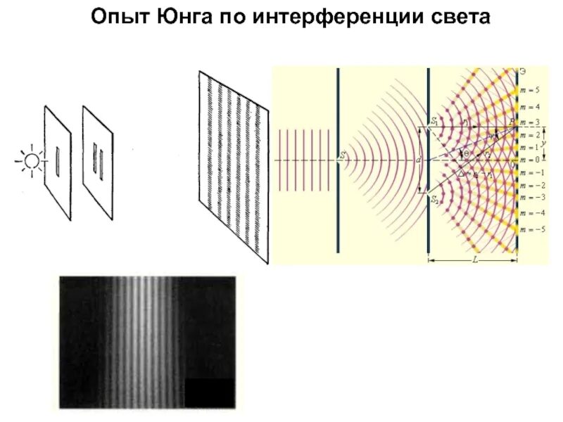 Опыт Юнга проиинтереференцию света. Интерференционная картина опыт Юнга. Интерференция волн опыт Юнга. Интерференция света опыт Юнга. Открытие интерференции света