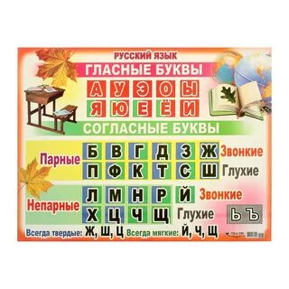 Какие бывают гласные согласные