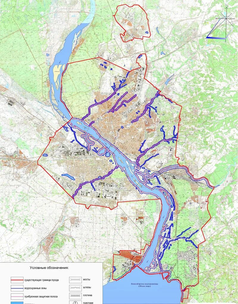 Водоохранная зона Новосибирская карта. Водоохранная зона Новосибирская область на карте. План города Новосибирска. Генеральный план застройки Новосибирска до 2030 года карта.