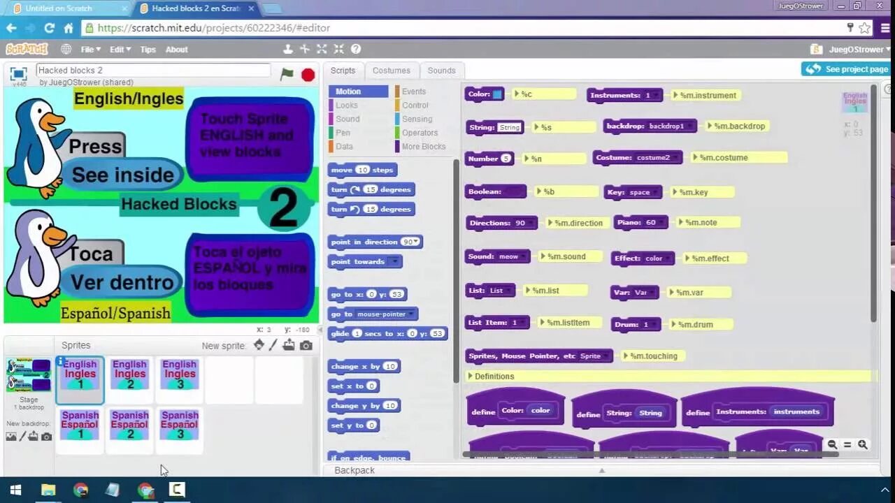 Scratch blocks. Scratch custom blocks. scratch hacks. function blocks in scratch. how to enter in scratch.