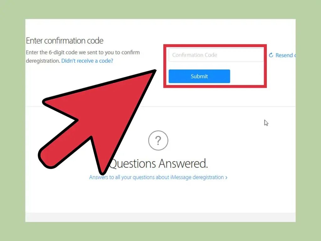 Your confirmation code