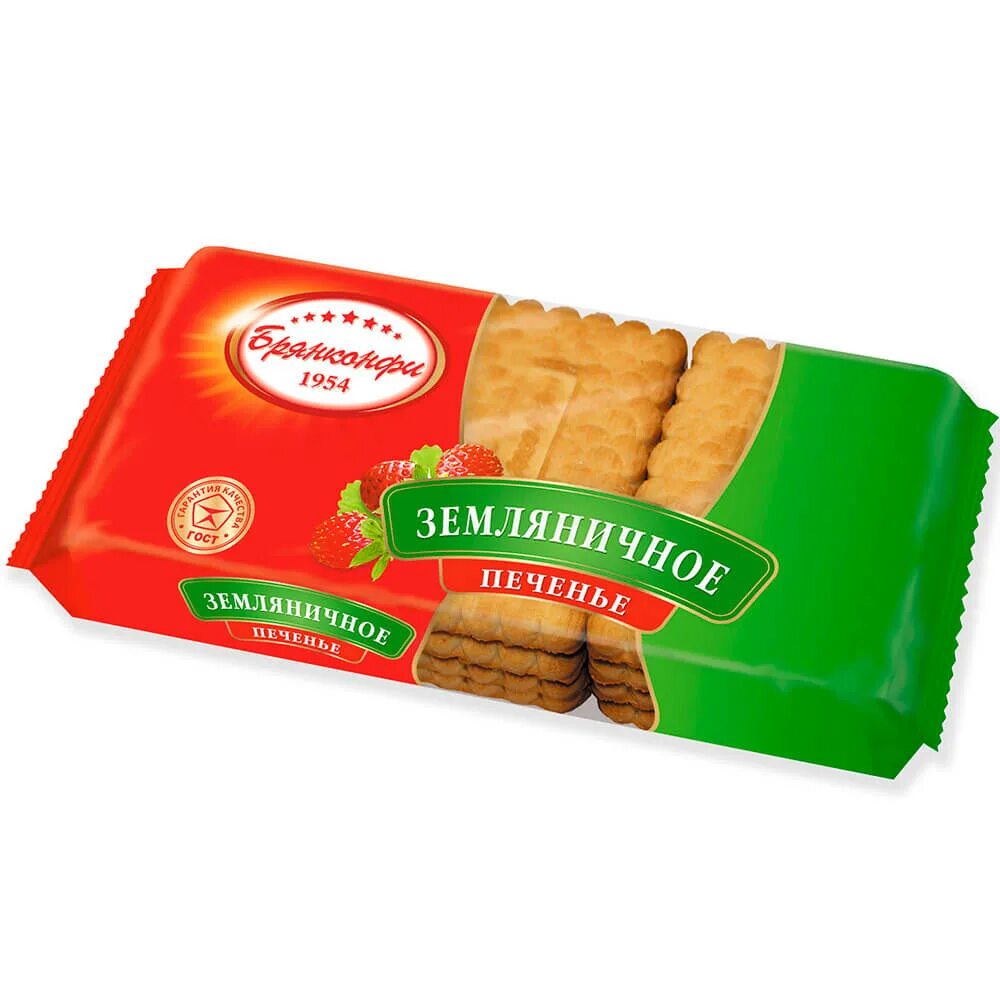 Печенье земляничное фото Отзыв о Печенье Брянконфи "Земляничное" Вкусное, но состав не идеален!