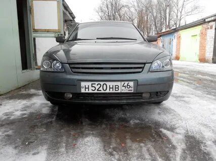 Бампер приора серебристый
