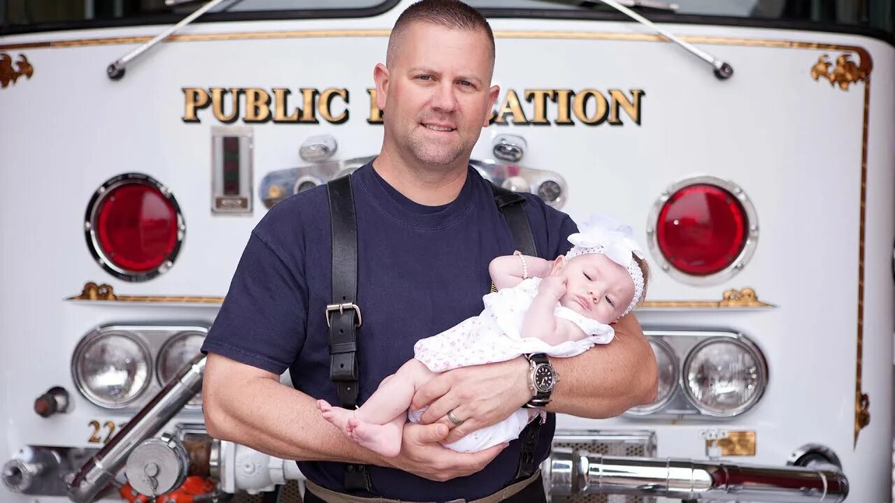 Fireman and Baby.