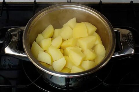 Картошка вареная с молоком