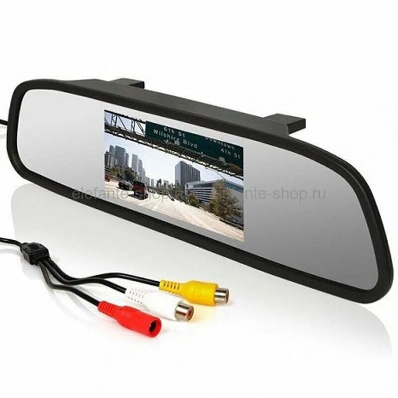 Автомобильный монитор SWAT VDR-ty-05. Зеркало видеорегистратор с экраном 4.3 дюйма. Rearview Mirror LCD Monitor.