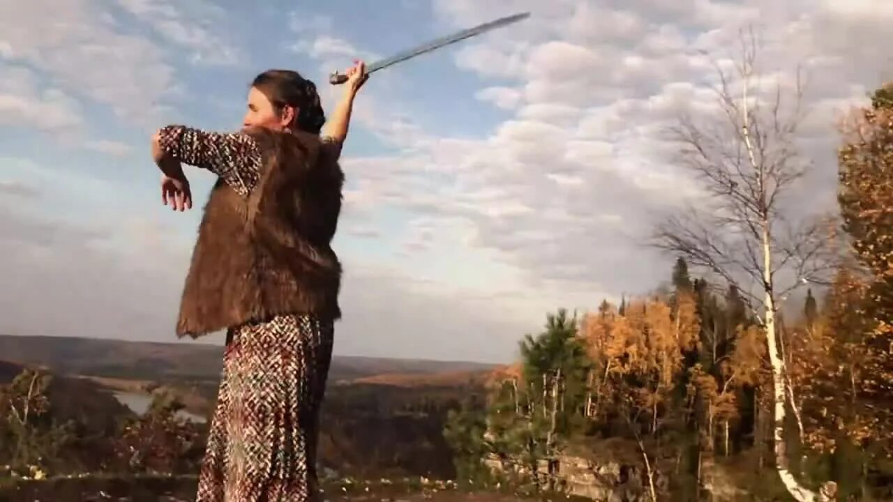 Видео фланкировки девушек