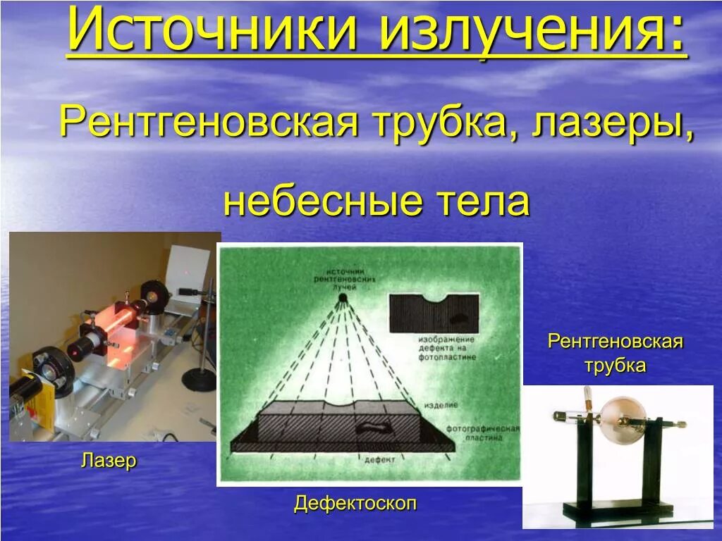 Источники лазерного излучения. Источник регненовские излучения. Источники рентгеновского излучения. Рентген излучение источники.