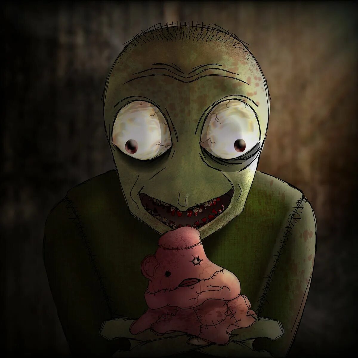 Cream by david firth. Salad fingers Plush.