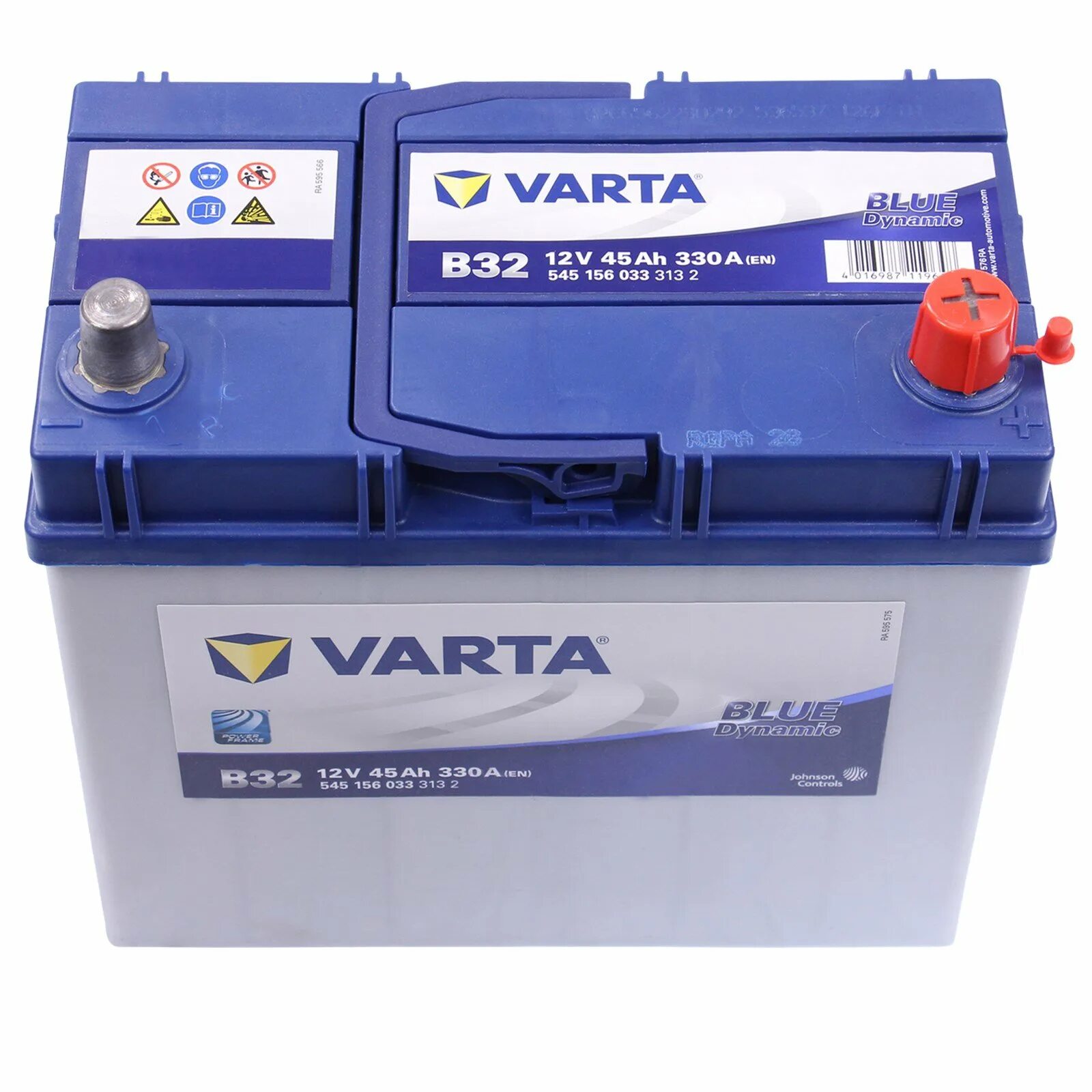 Varta b32 12v 45ah 330a. Varta b32 Blue Dynamic 545 156 033. Аккумулятор Varta 45ah. Варта аккумулятор 45ая. 12v 45ah