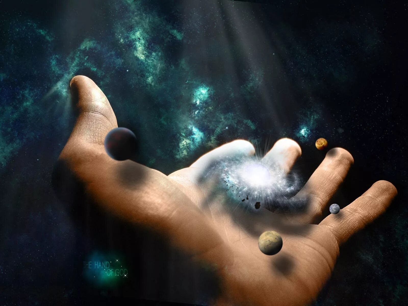 Я создатель. Вселенная в руках. Сотворение Вселенной. Рука Бога. Вселенная на ладони.