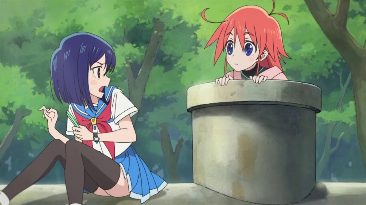 Хлопушка-раскладушка / Flip Flappers. Папика флип Флапперс. Группа колотушки