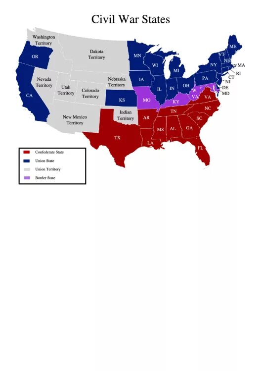 States formed. Карта США после Победы в войне за независимость. Topic Map. USA is Warmonger.