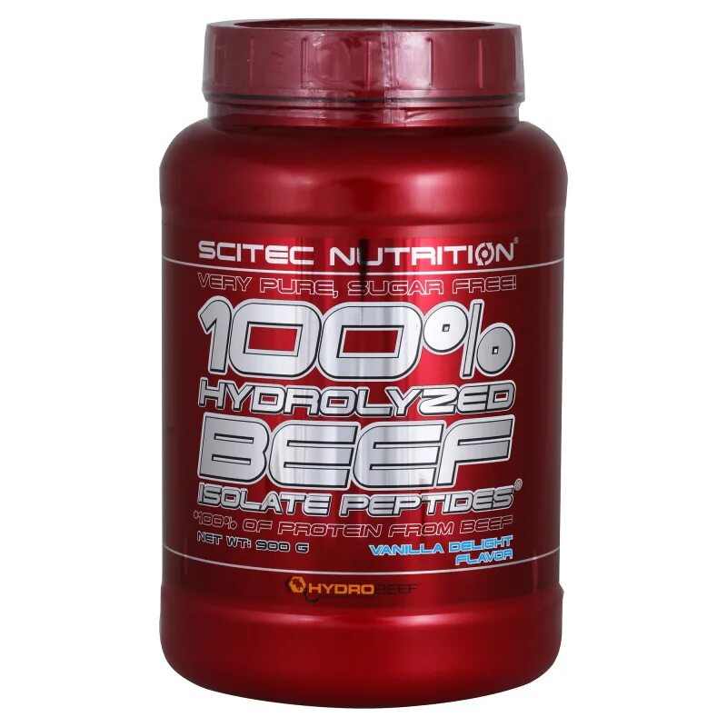 Scitec 100% hydrolyzed Beef isolate Peptides 900 г. 100% Hydro Beef Peptid 900 гр. Scitec Nutrition 100% hydrolyzed Beef isolate Peptides. Scitec Nutrition Beef 900g.