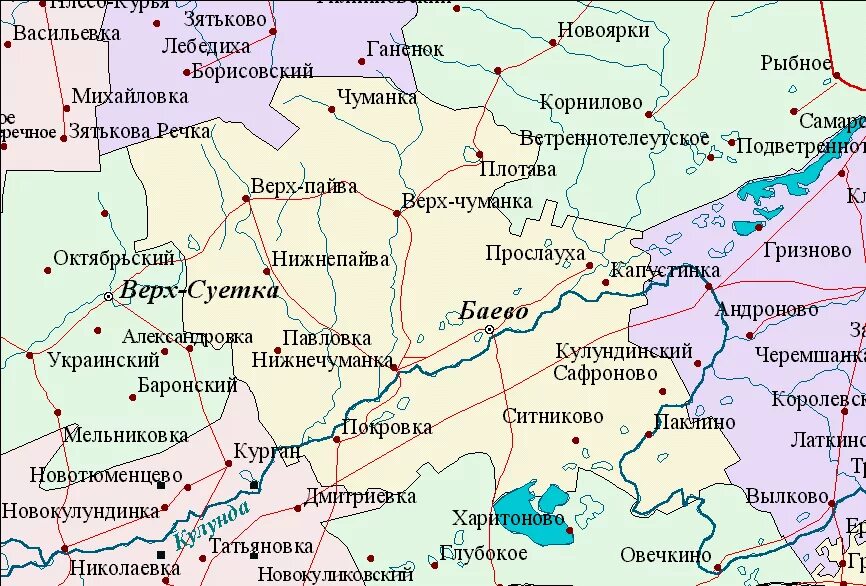 Карта с Баево Баевского района Алтайского края. Карта Баевского района Алтайского края. Карта Баевского района Алтайского края с населенными пунктами. Населённые пункты Алтайского края карта.