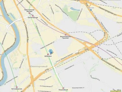 Дубровка на карте москвы