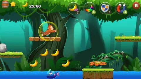 Игра где обезьяна прыгает по лианам