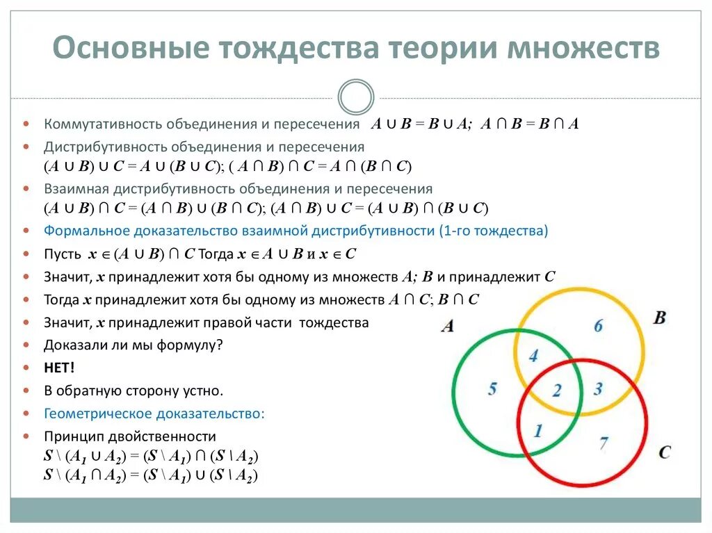 Логические операции и операции над множествами. Множества подмножества объединение пересечение равенство множеств. Формулы из теории множеств. Теория множеств пересечение. А принадлежит б пример