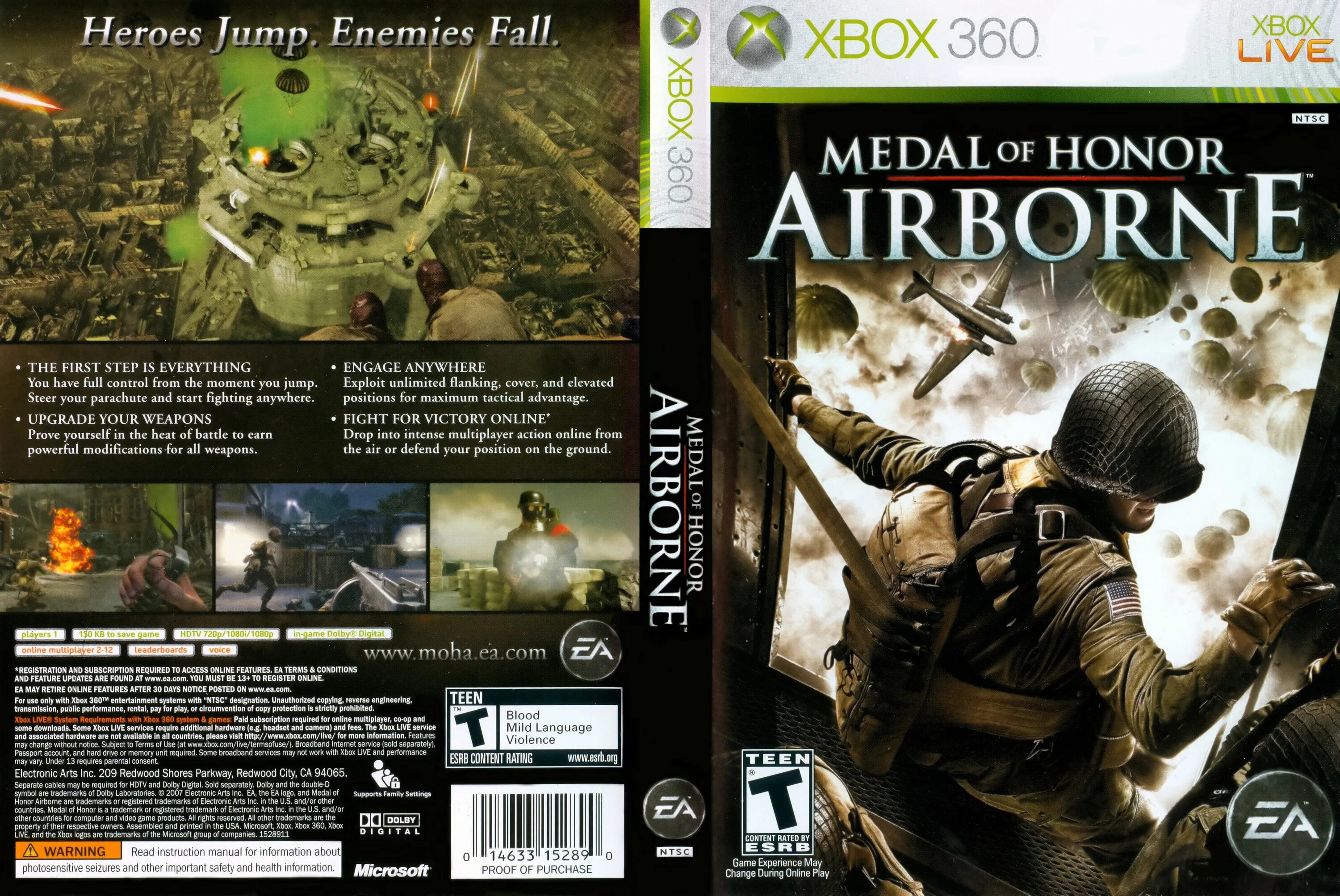 Medal of honor xbox 360. Medal of Honor Airborne (ps3). Medal of Honor Airborne Xbox 360. Medal of Honor Airborne обложка. Игра for Honor на Xbox 360.