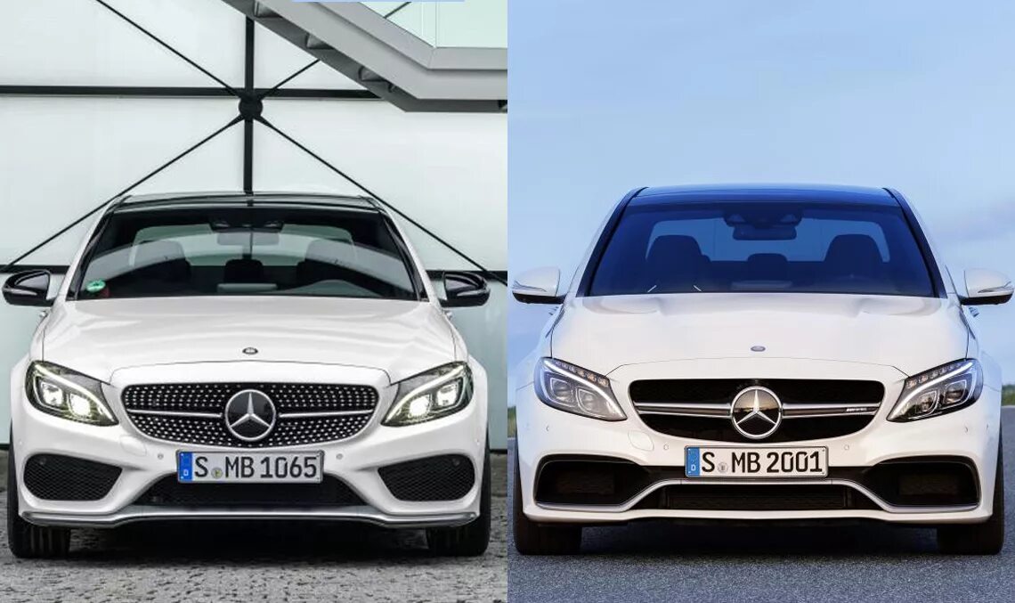 Как отличить мерседес. Mercedes c450 AMG Sport. Mercedes c180 vs AMG. Mercedes c 180 vs c63. АМГ пакет для Мерседес.