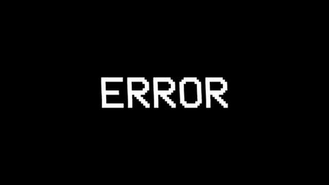 Error sign