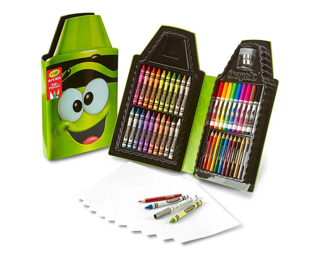 Набор зеленых карандашей. Crayola карандаши восковые 64. crayola mini kids набор фломастеры и мелки. электрик лайм крайола. канцелярия crayola.