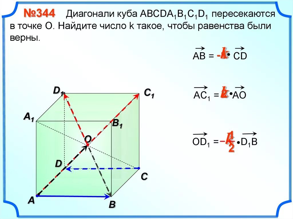 Чему равна диагональ в кубе. Диагонали Куба пересекаются. Диагональ Куба. Диагонали Куба пересекаются в точке о. Диагональ в Кубе.