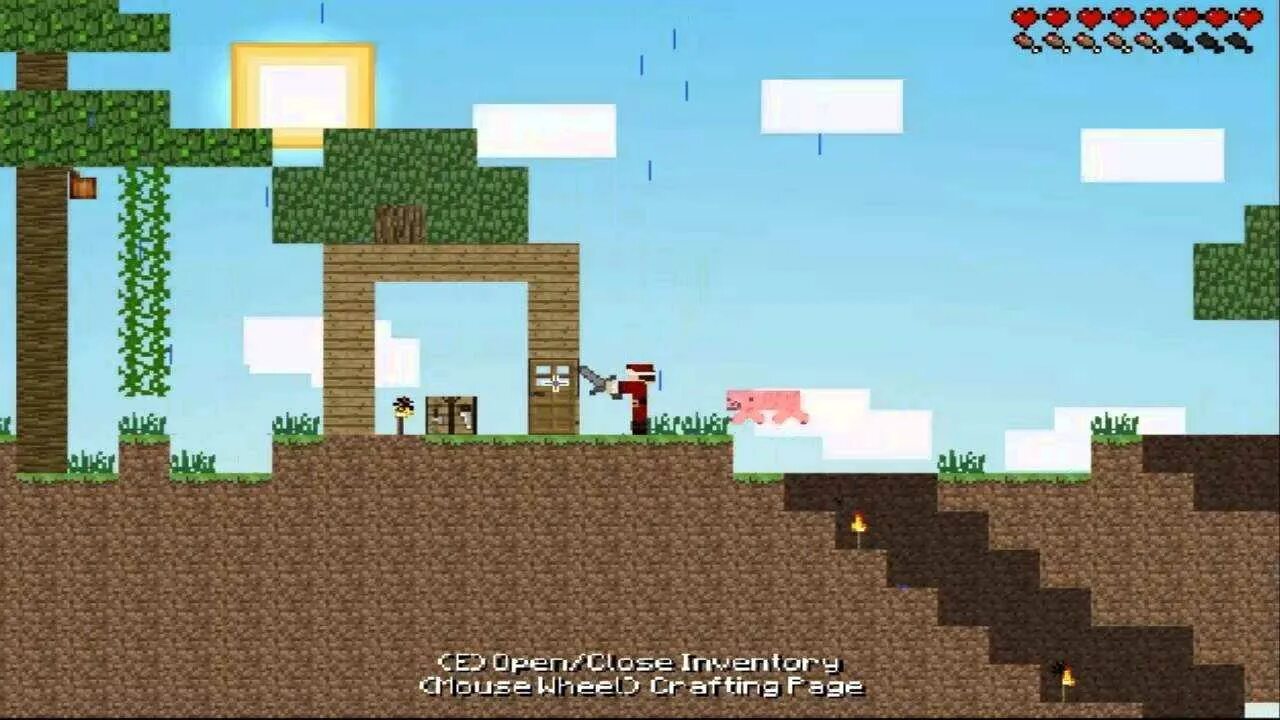 Minecraft 2 game. Майнкрафт 2d. Мир МАЙНКРАФТА 2 Д. Майнкрафт 2д на андроид. 2 D игра +майнкрафт.