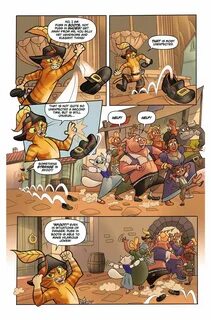 But when his magic shoes enslave the townsfolk it's up to Puss and a b...