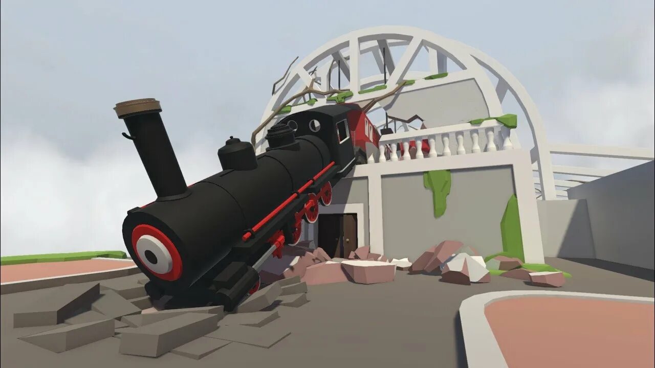 Прохождение fall flat. Карта human fall flat train. хуман фоллфлет гемплей. human fall flat 2. human fall flat train level.