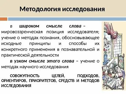 Методология определение и понятие