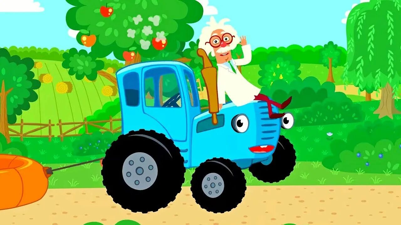 Синий трактор МЕГАСБОРНИК. Синий трактор ТРАКТОРЕНОК. Синий трактор для малышей ТРАКТОРЕНОК.