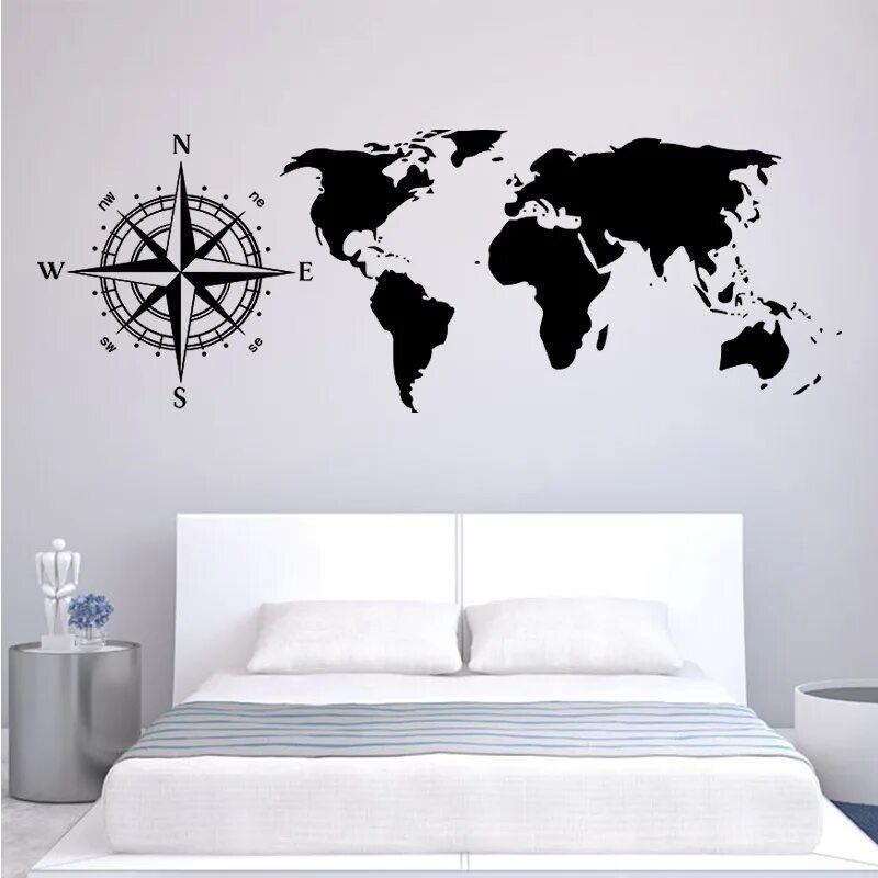 географический трафарет на стену. карта мира на стену. обои в виде карты мира. трафарет карта мира для декора стен. принты на стену.