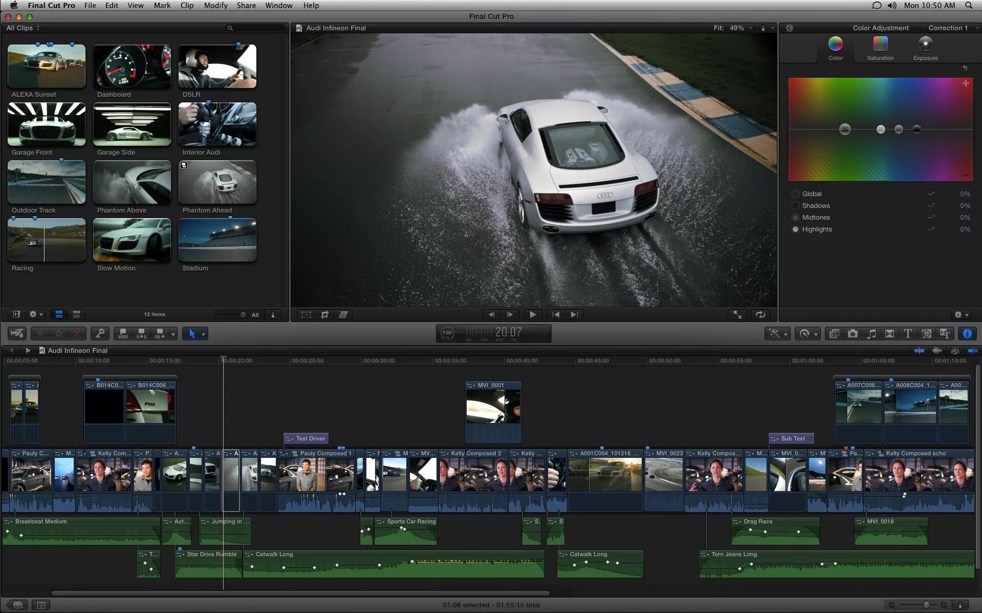 Vn video editor. Final Cut Pro x Интерфейс. Final Cut Pro 10.5. Редактор видео Final Cut Pro. Видеоредактор рендер.