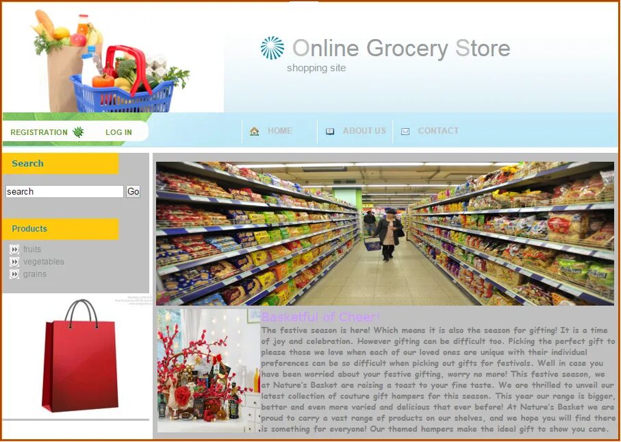 Grocery Store database. Grocery shop в Новосибирске.