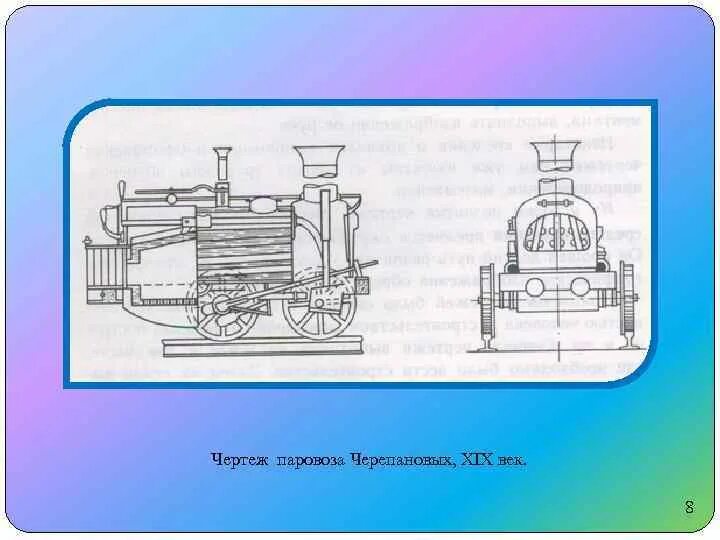 Чертеж паровоза Черепановых 19 век. Чертеж первого паровоза Черепановых. Паровоз Черепановых чертежи. Первый паровоз Черепановых схема.