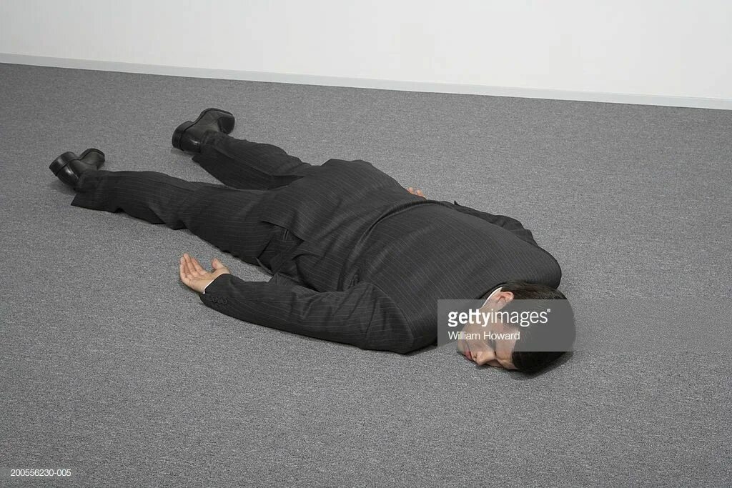 I lie down. Man on the floor. man lying down.