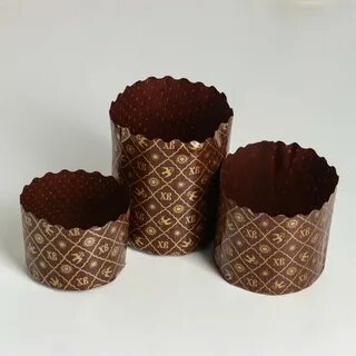 Бумажные формы для выпечки куличей