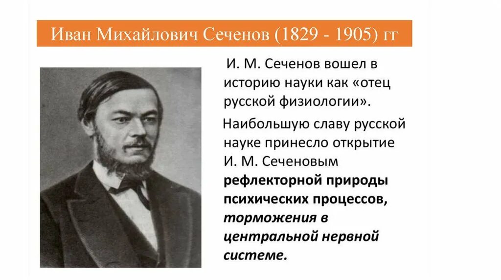 И м сеченов сообщение. И.м. сеченов (1828-1905),. сеченов отец русской физиологии. и м сеченов презентация.